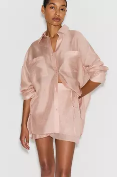 Рубашка розового цвета