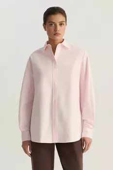 Рубашка в полоску розового цвета