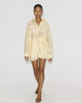 Рубашка желтого цвета