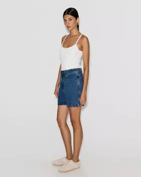 Шорты из денима синего цвета