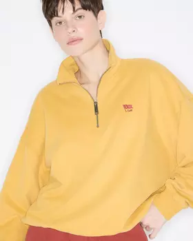 Свитшот горчичного цвета