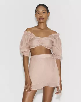 Топ розового цвета