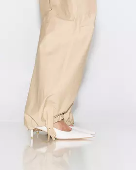 Туфли лодочки молочного цвета