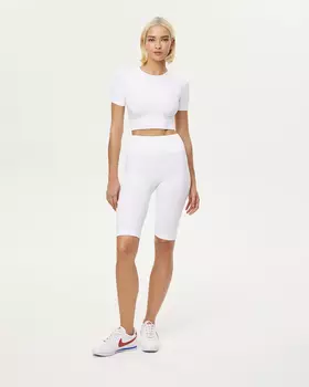 Велосипедки белого цвета