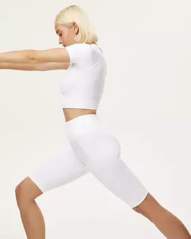 Велосипедки белого цвета