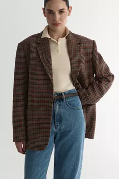 Жакет коричневого цвета