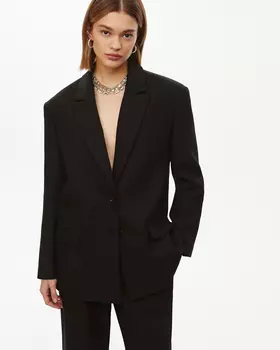 Жакет оверсайз черного цвета