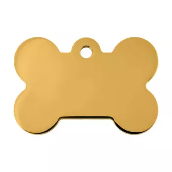 Адресник Жетон Косточка золотая