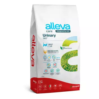 ALLEVA Care Adult Urinary 360° Сухой диетический корм для кошек, с куриным яйцом, 5 кг