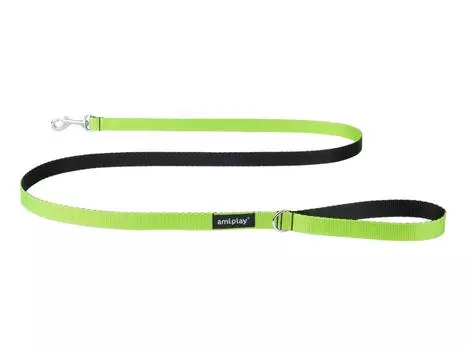 AmiPlay Поводок Twist L 150 x 2см Зеленый