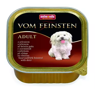 Animonda Vom Feinsten Adult консервы для собак старше 1 года, с олениной, 150 г