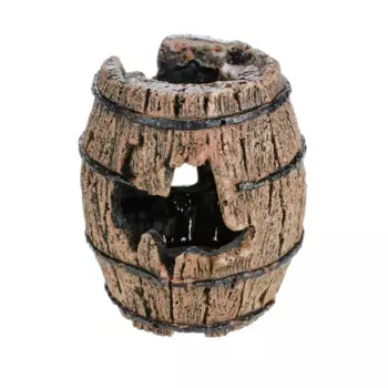 Aquafantasy Декор для аквариумов Бочка, 12x12x15 см