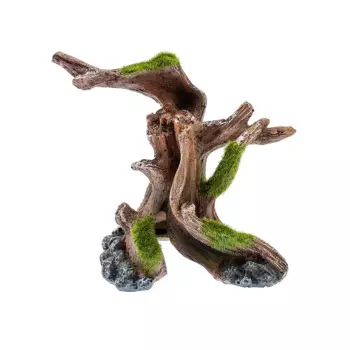 AquaFantasy Декор для аквариума, ствол дерева 15x7x15см