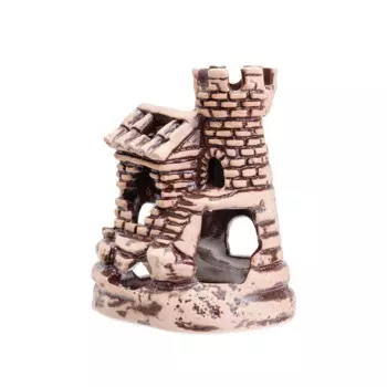 AquaFantasy Крепость-мини для рыб, 9х7х12 см