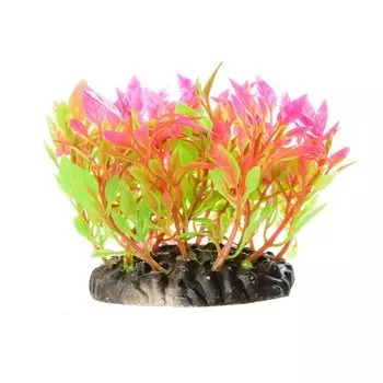 AquaFantasy Растение куст красное 8см