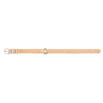 Аркон Ошейник для собак Джунгли, обхват шеи 65 см, ширина 3,5 см, бежевый