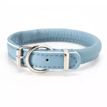 Аркон Ошейник круглый для кошек и собак мелких пород Candy, обхват шеи 27-35 см, голубой