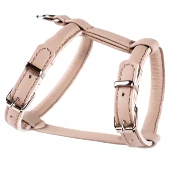 Аркон Шлейка круглая для собак Candy, обхват шеи 27-35 см, обхват груди 37-45 см, бежевая