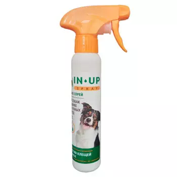 Астрафарм IN-UP Спрей от блох и клещей для собак средних и крупных пород, 150 мл