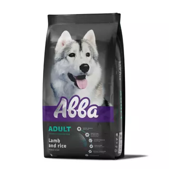 Aвва Premium Adult Сухой корм для собак всех пород, ягненок и рис, 2 кг