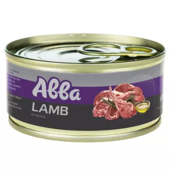 Aвва Premium консервы для собак мелких пород, с ягненком, 100 г