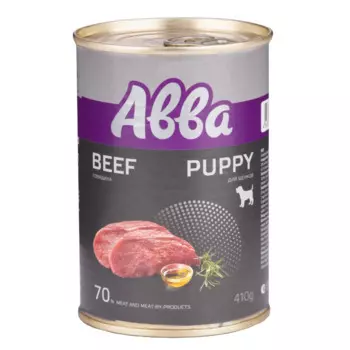 Aвва Puppy Консервы для щенков всех пород, говядина, 410 гр.