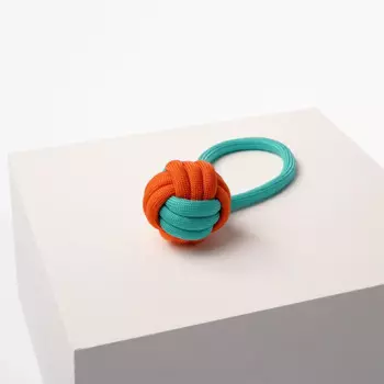 Barq Игрушка-канат - Cordo Ball, Бирюзовый апельсин