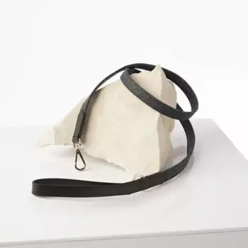 Barq Кожаный поводок - Tesoro Leash, M-XL, 150см, Черный графит