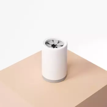 Barq Лапомойка для средних и крупных собак, M, размер 9,5x15 см, бело-серая