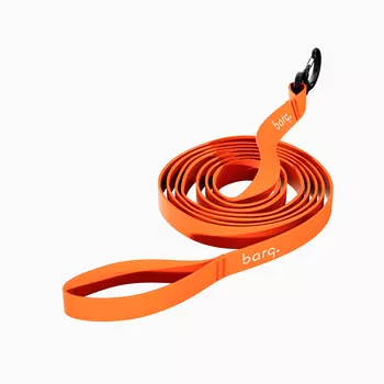 Barq Поводок для собак Stripes Biothane Mandarin, 3 м, оранжевый