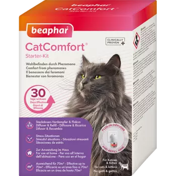 Beaphar Диффузор Cat Comfort со сменным блоком с успокоительным эффектом для кошек, 30мл