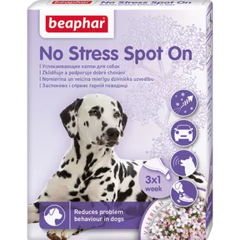 Beaphar Успокаивающие капли No Stress Spot On для собак, 3 пип/уп.