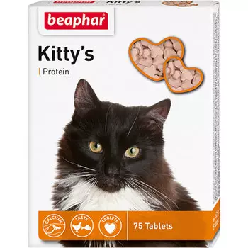 Beaphar Витамины для кошек Kittys+Protein 75т