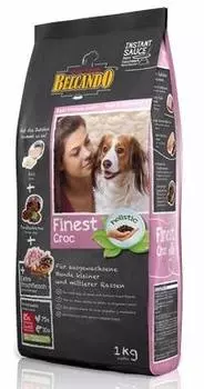 Belcando Finest Croc корм для взрослых привередливых собак малых и средних пород с нормальным уровнем активности, с птицей, 1 кг