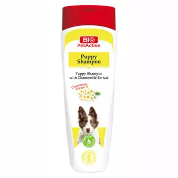 BIOPETACTIVE Puppy Shampoo Шампунь с экстрактом ромашки и глицерином для щенков, 400 мл