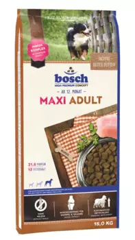 Bosch Adult Maxi корм для собак крупных пород (весом свыше 30 кг) со средним уровнем активности старше 1 года, 15 кг