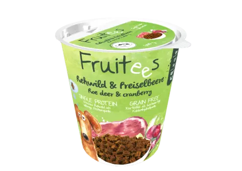 Bosch Fruitees лакомство для собак, подходит для собак с аллергией и пищевой непереносимостью, с косулей, 200 г