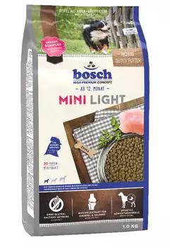 Bosch Light корм для собак, склонных к полноте, и с избыточным весом, 1 кг