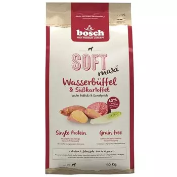 Bosch Soft Maxi с буйволом и бататом полувлажный корм для собак 1 кг