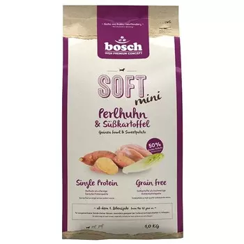 Bosch Soft Mini с цесаркой и бататом полувлажный корм для собак 1 кг