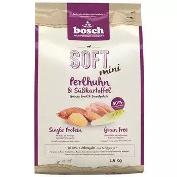 Bosch Soft Mini с цесаркой и бататом полувлажный корм для собак 2,5 кг