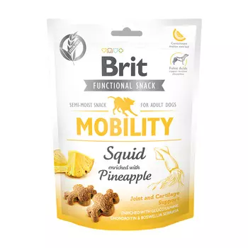 Brit Care Mobility Squid лакомство для собак 150г