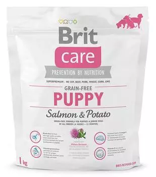 Brit Care Salmon &amp; Potato Puppy беззерновой, для щенков, лосось с картофелем