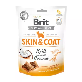 Brit Care Skin&amp;Coat Krill лакомство для собак 150г