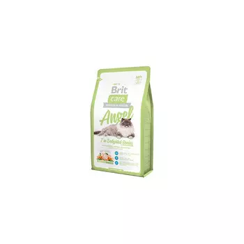 Brit cухой корм для кошек AngelDel Senior с курицей, 2кг