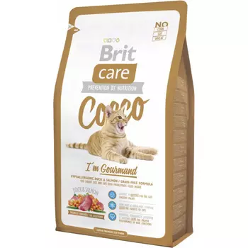 Brit cухой корм для кошек Cocco Gourmand с уткой, 400г