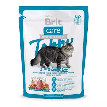 Brit cухой корм для кошек крупных пород Tobby, 400г