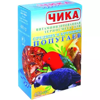Чика Корм для средних и крупных попугаев