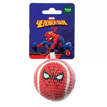 Disney Игрушка для собак Marvel Человек Паук Мяч теннисный