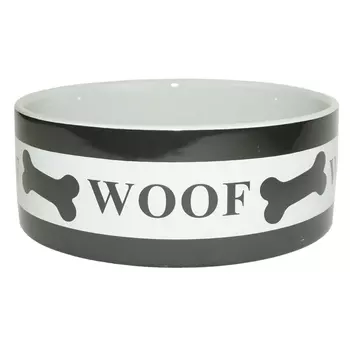 Dogman Миска керамическая для кошек и собак Косточки, 790 мл